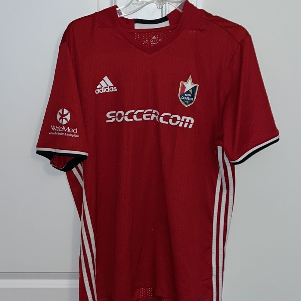 Women’s Adidas team issue #72 FC North Carolina soccer jersey XL Wake Med